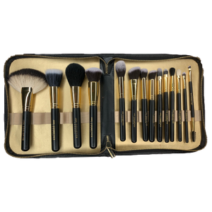 [luxury 14 piece brush set and 3D mink lashes - Joscosmeticslondon