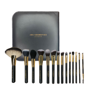 [luxury 14 piece brush set and 3D mink lashes - Joscosmeticslondon